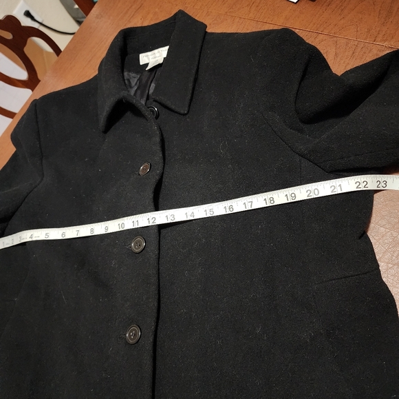 Preston & York Classic Black Women's Coat - Picture 3 of 8